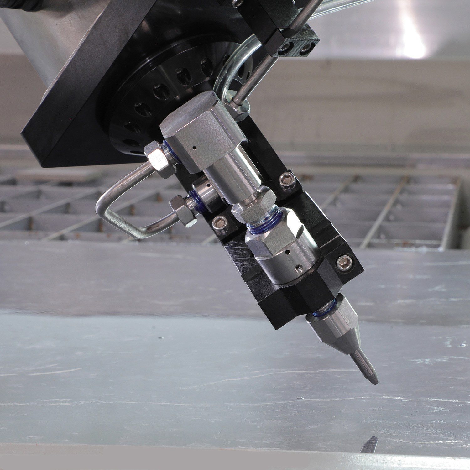 龙门式优质水射流切割机用于切割金属玻璃大理石